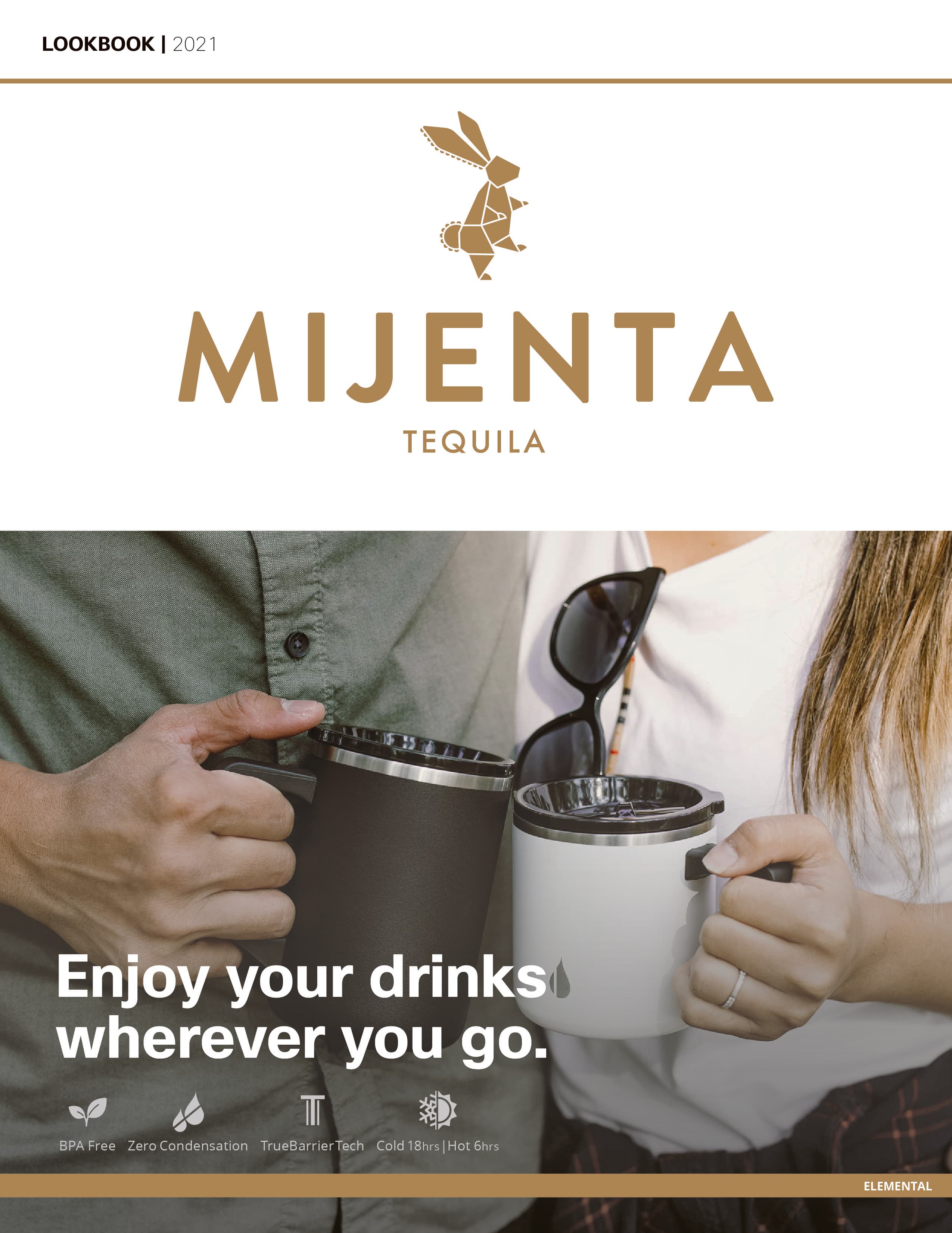Mejinta branded product lookbook page 1